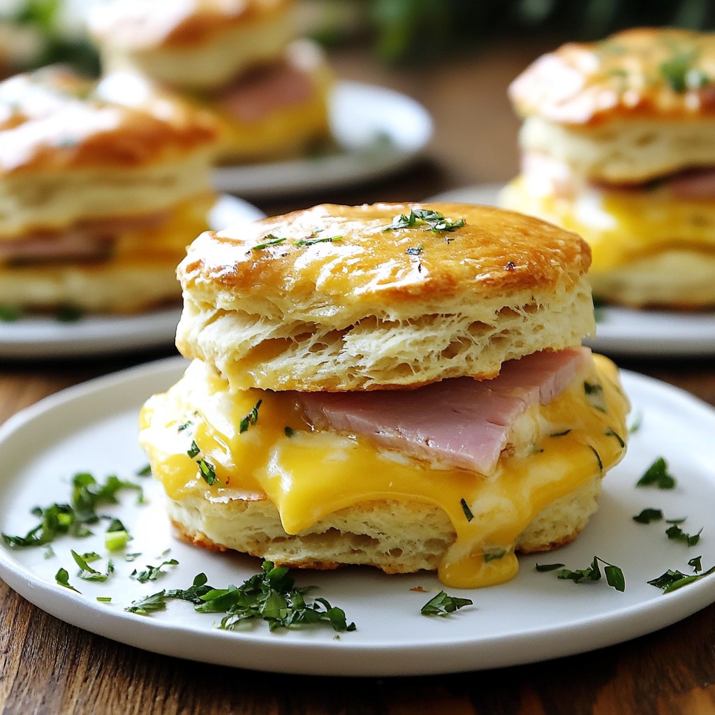 Ham and Cheese Biscuit Sliders Easy and Tasty Treat