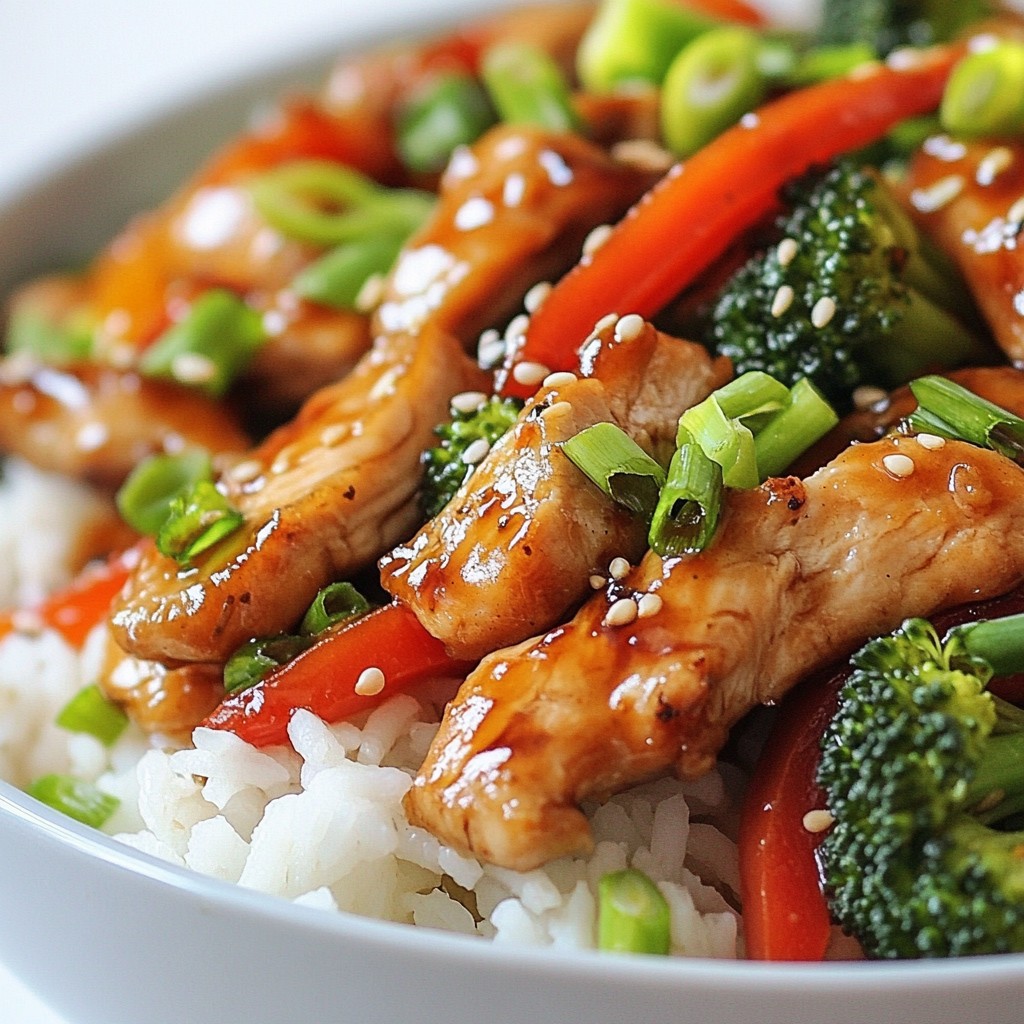Quick Garlic Ginger Soy Chicken Stir-Fry Simple Meal