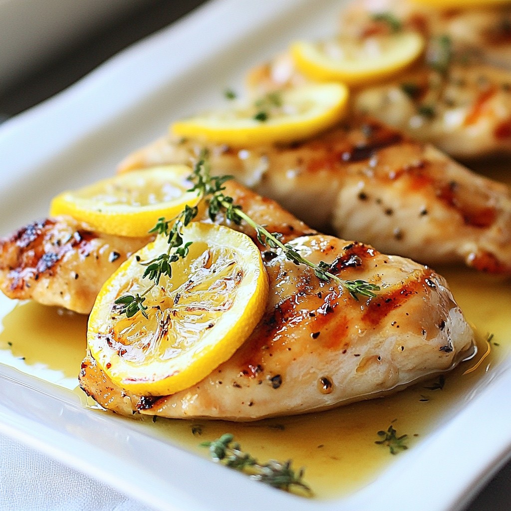 5-Ingredient Lemon Herb Chicken Breasts Delightfully Simple