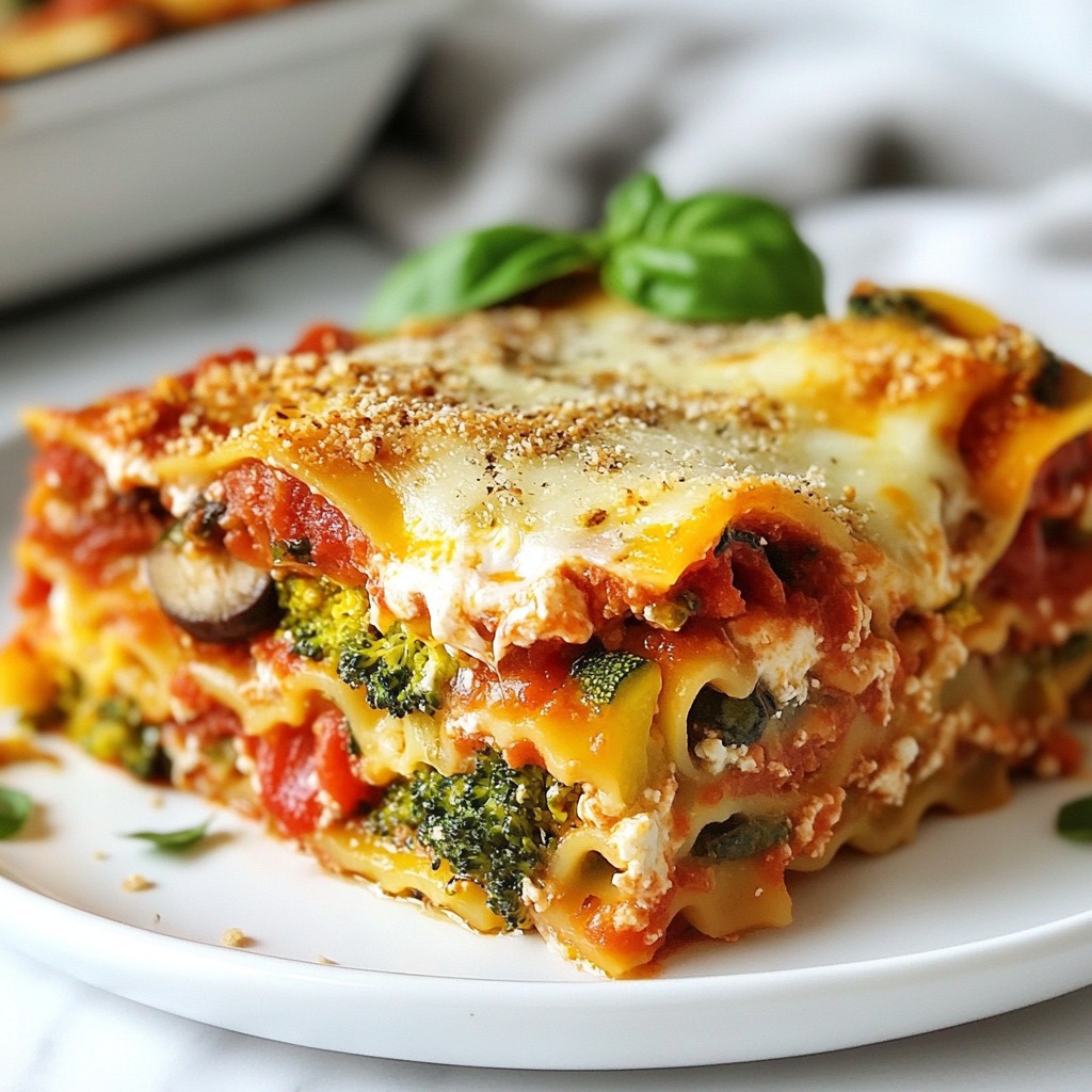 Protein Packed Veggie Lasagna Healthy and Tasty Meal