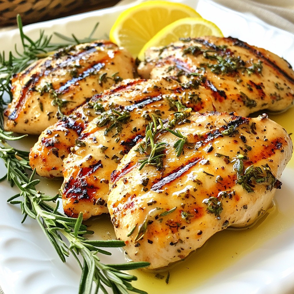 Fast Lemon Herb Grilled Chicken Easy and Tasty Recipe