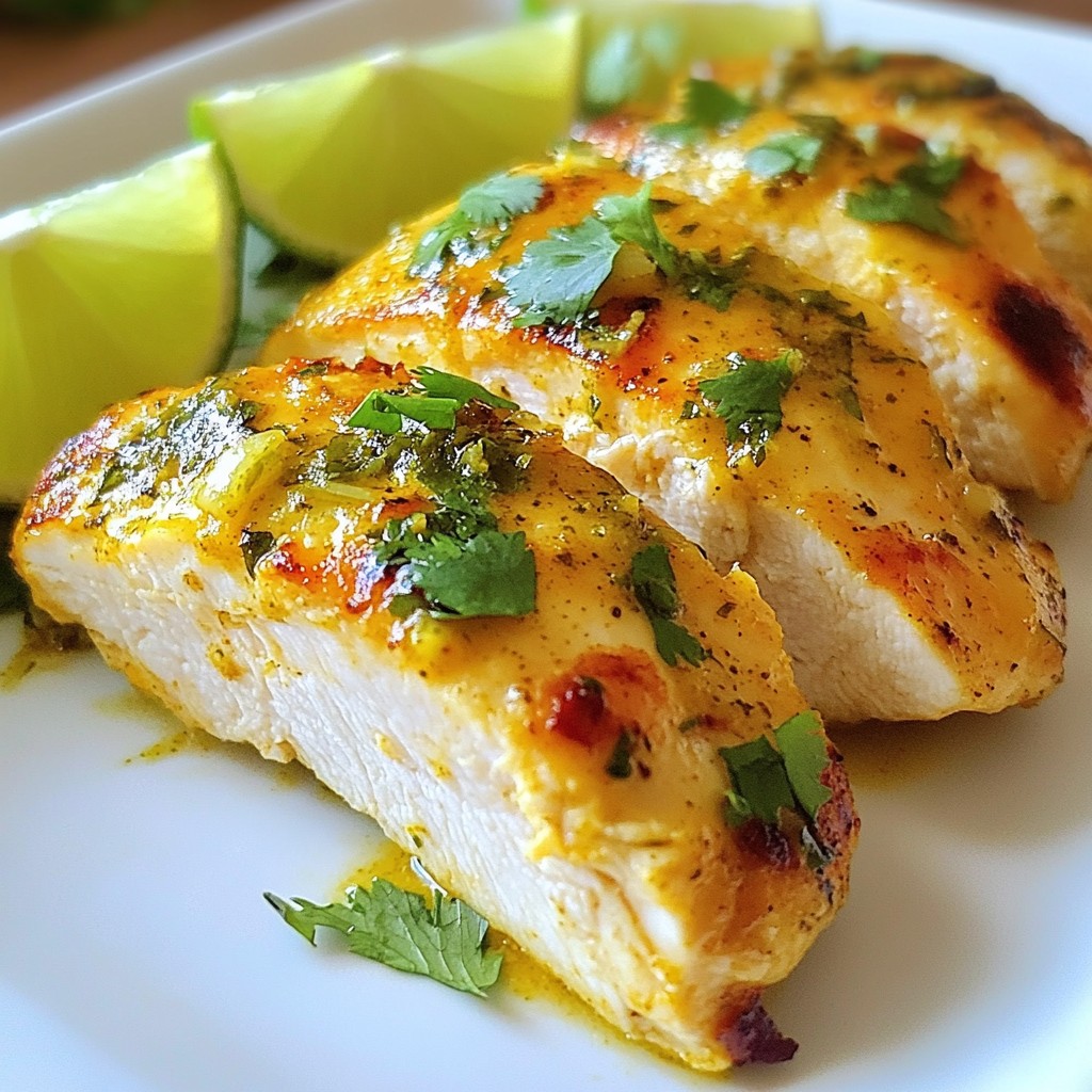 Zesty 15-Minute Lime Cilantro Chicken Burst of Flavor