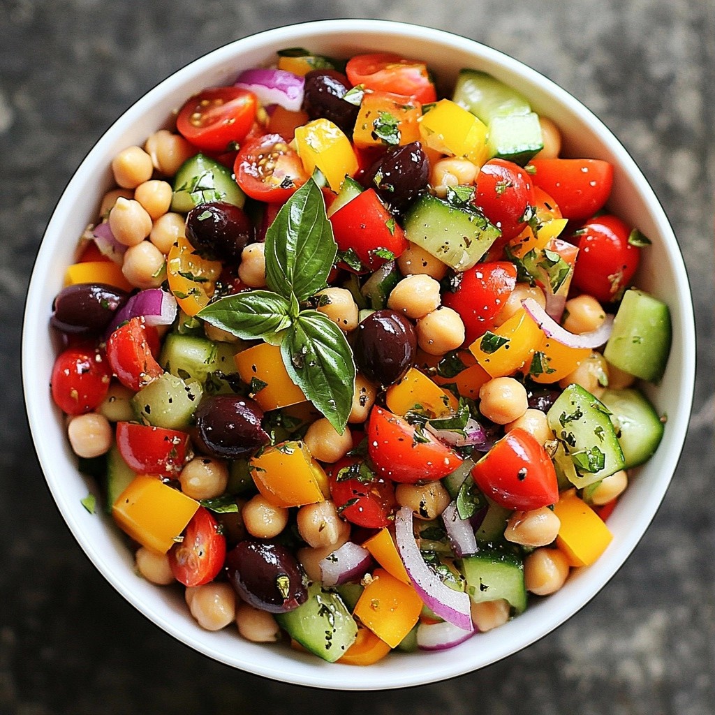 Quick No-Cook Italian Veggie Salad Delightful Touch