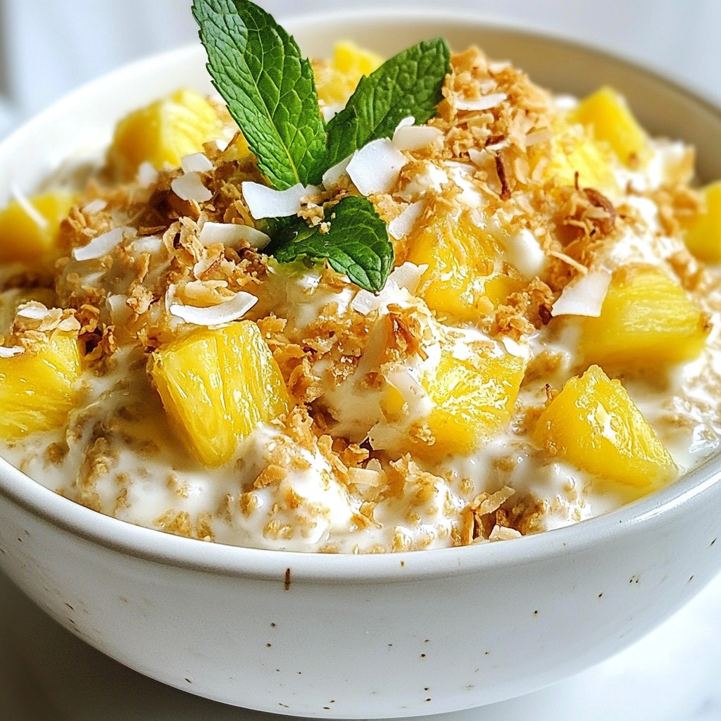 Coconut Cream Oats Super Nourishing Breakfast Delight