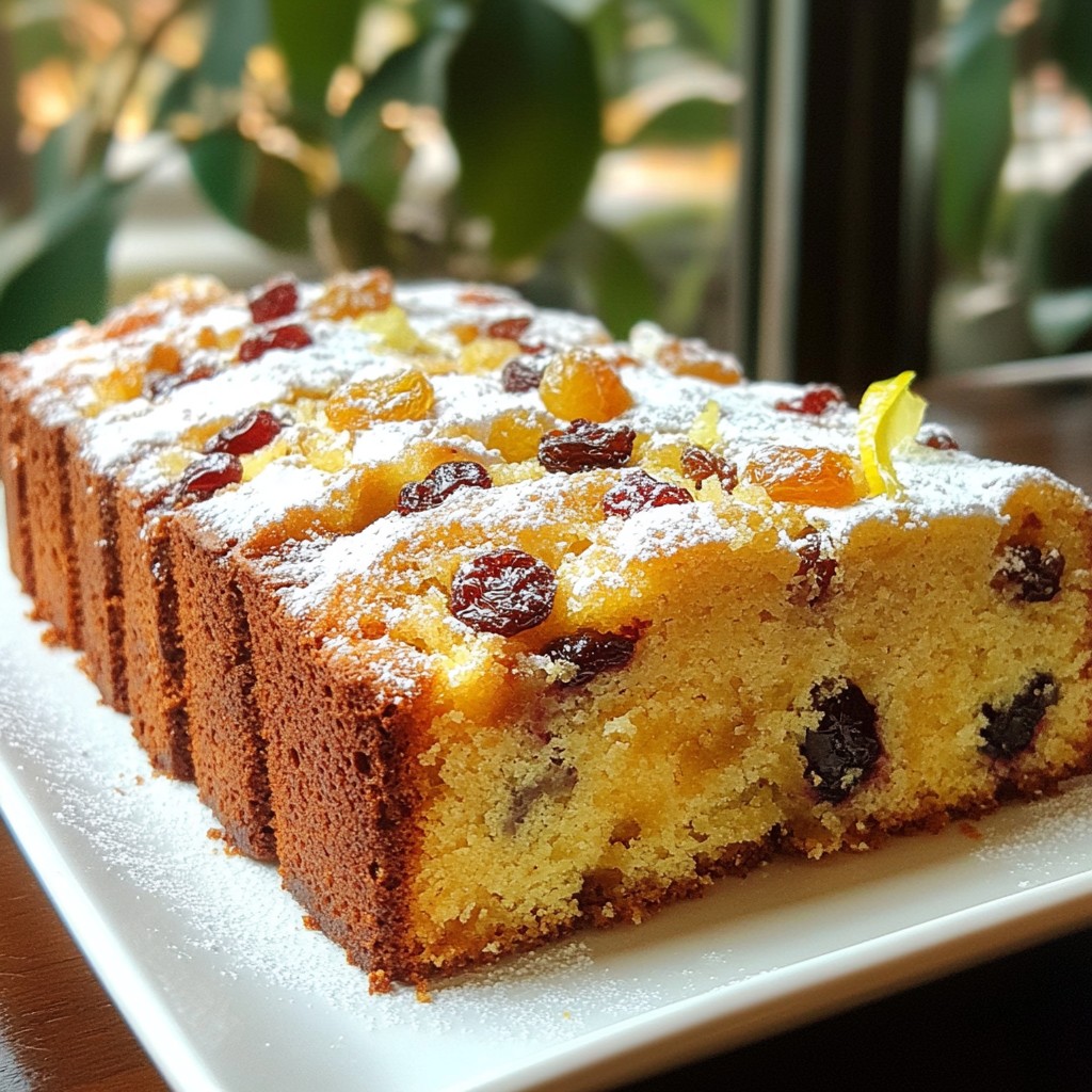 Rich & Fruity Pound Cake Delightful and Easy Recipe