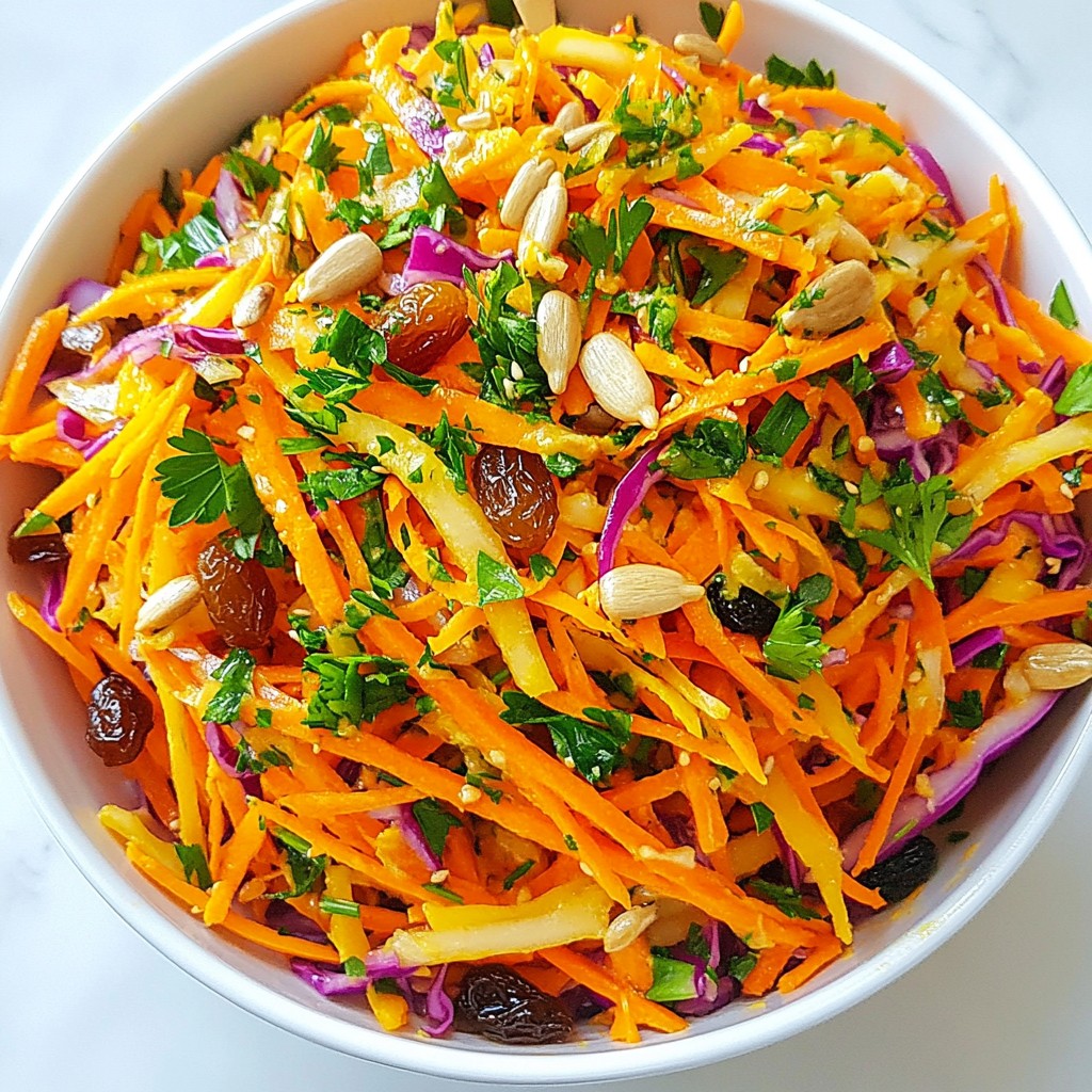 TikTok Viral Carrot Salad Fresh and Crunchy Delight