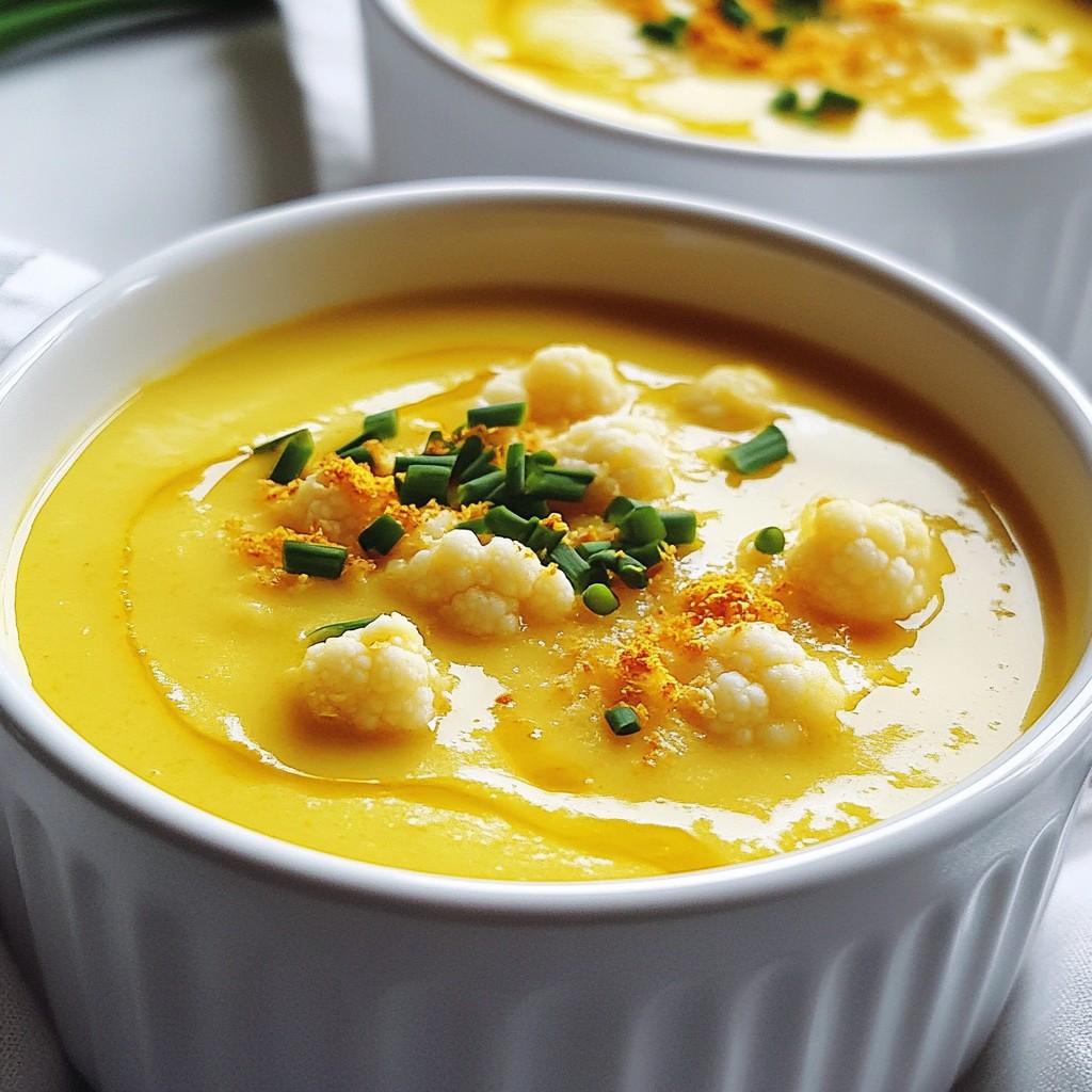Creamy Cauliflower Soup Flavorful and Easy Recipe