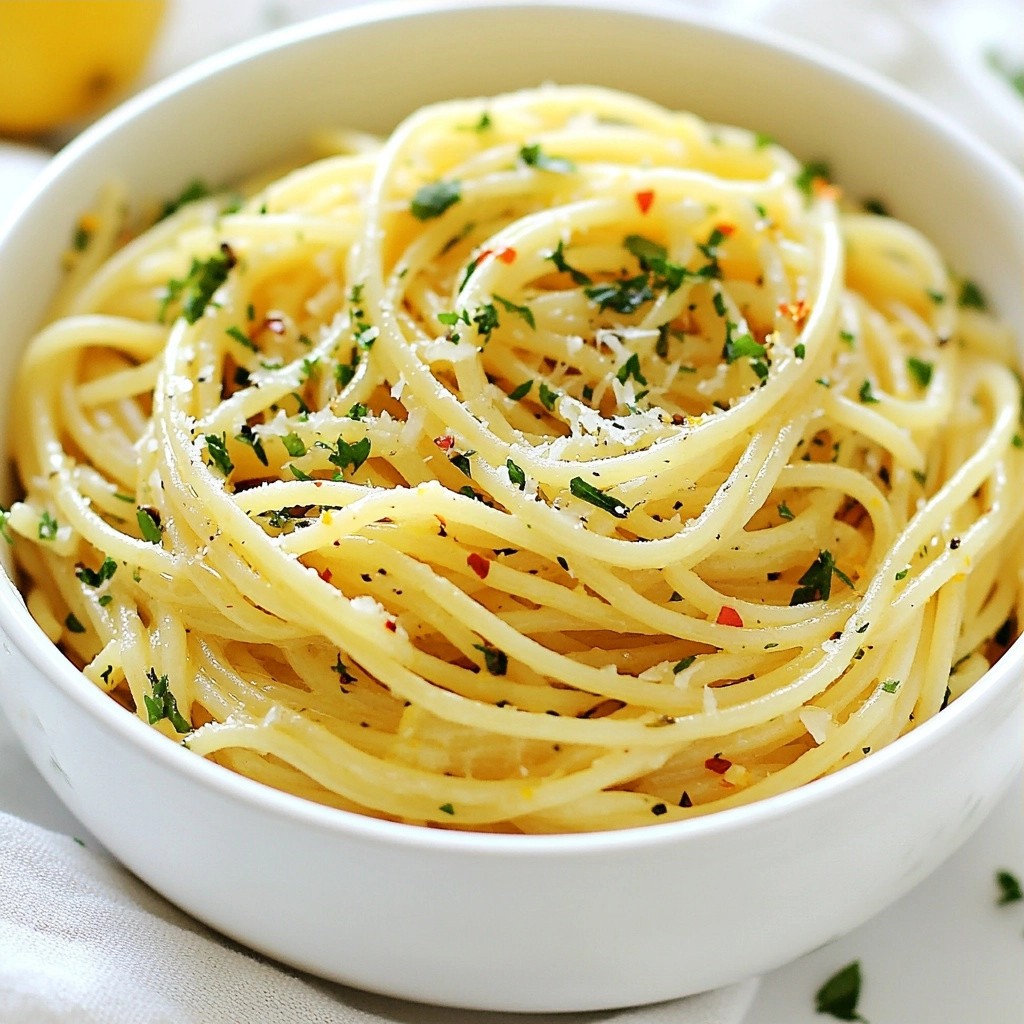 Zesty 15-Minute Lemon Herb Pasta Fresh and Light Meal