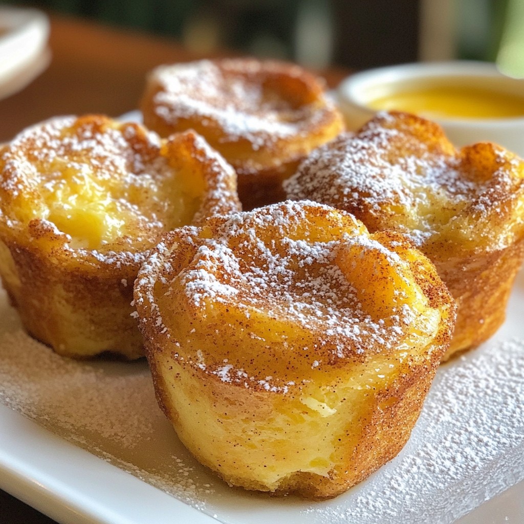 Cinnamon Sugar French Toast Muffins Delightful Treat