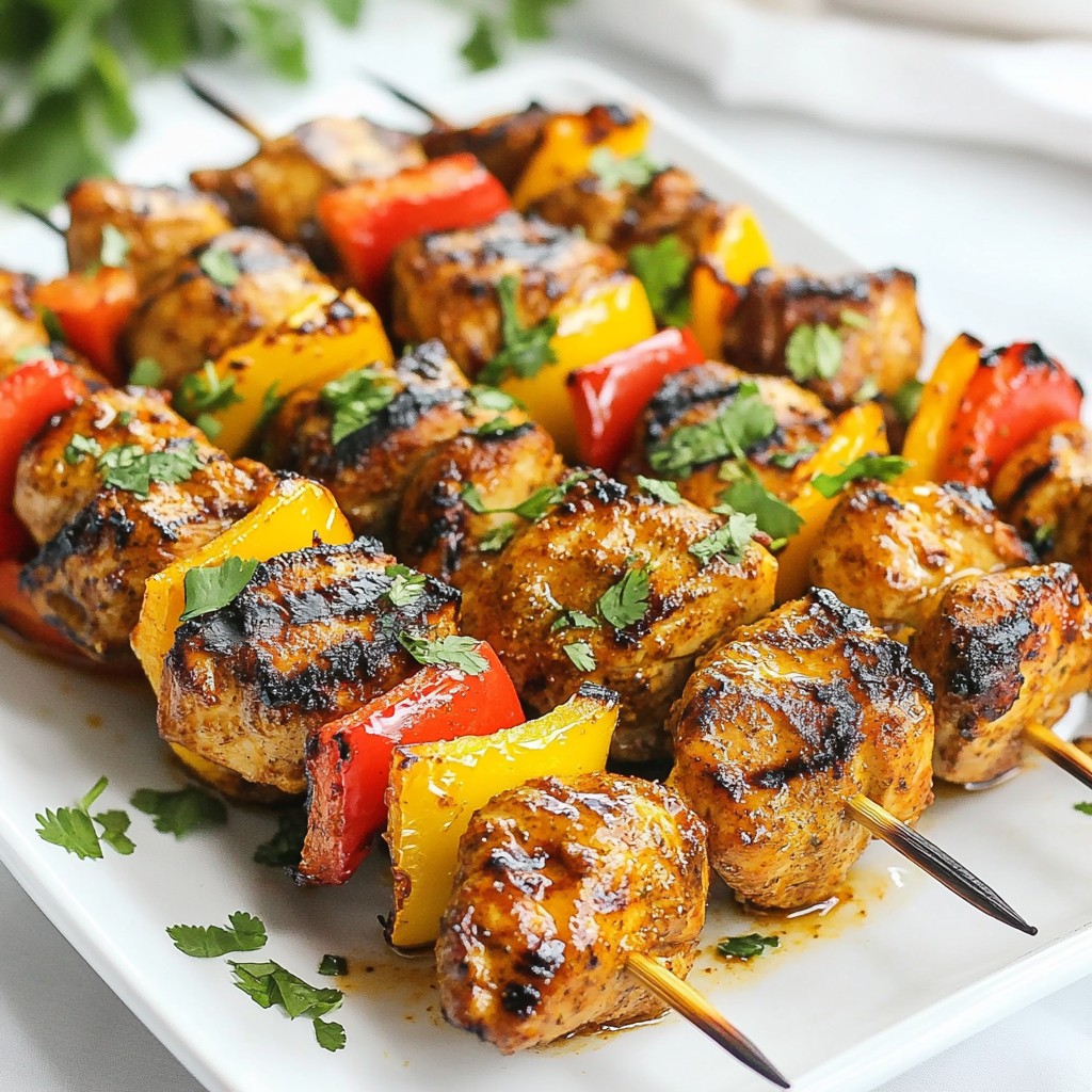 Quick Moroccan Spiced Chicken Skewers for Grilling Delight