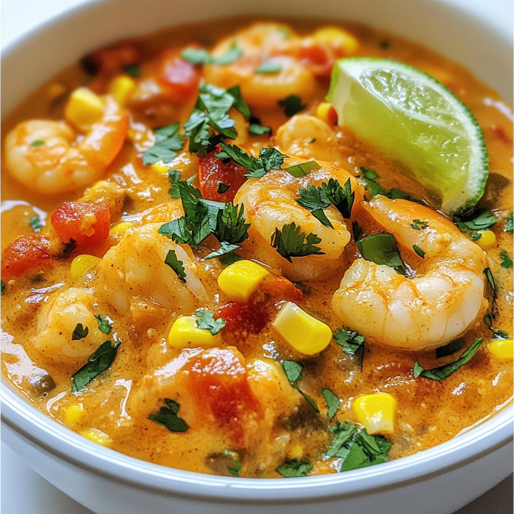 Creamy Seafood Shrimp Chili Flavorful and Simple Meal