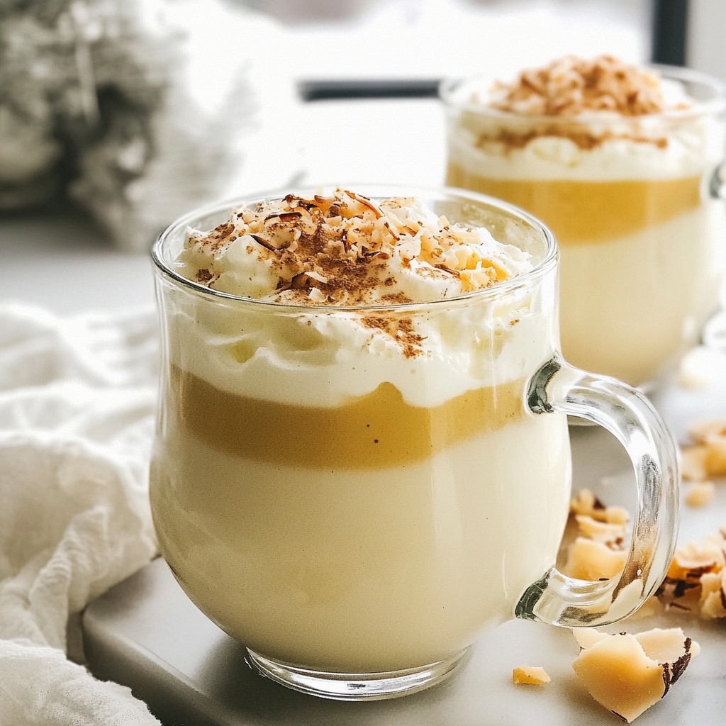 Spiced Rum Eggnog Cocktail Festive Holiday Delight