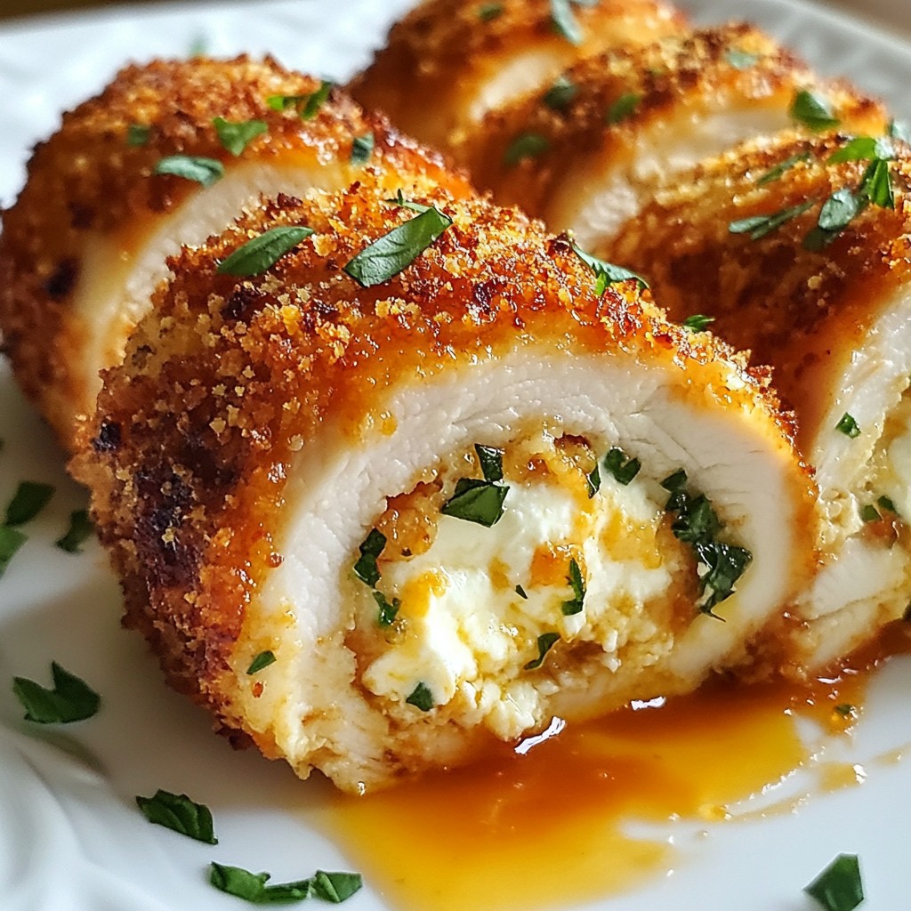 Herbed Ricotta Stuffed Chicken Rolls Flavorful Delight