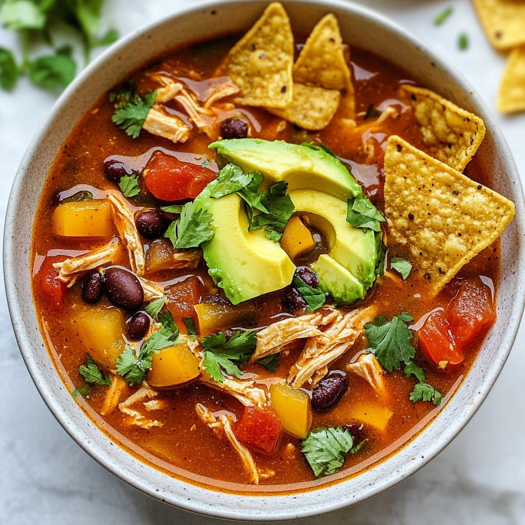 Instant Pot Chicken Tortilla Soup Flavorful and Easy