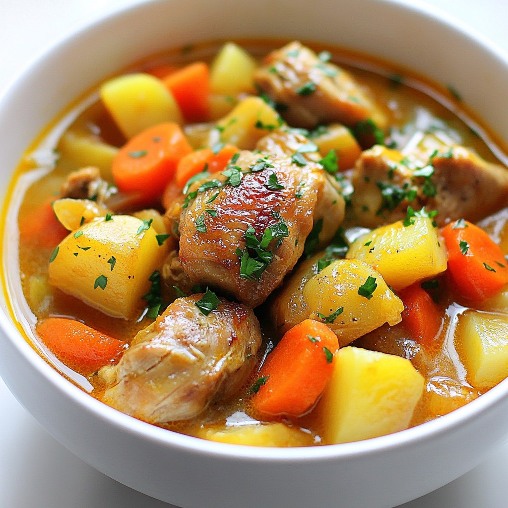 Satisfying Slow Cooker Chicken Stew Recipe Simplified