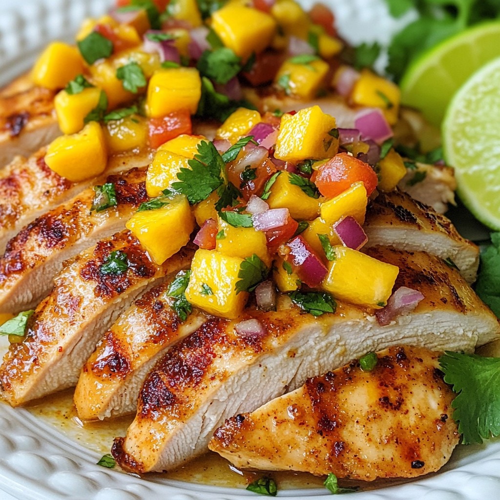 Mango Salsa Chicken Flavorful and Easy Dinner Recipe