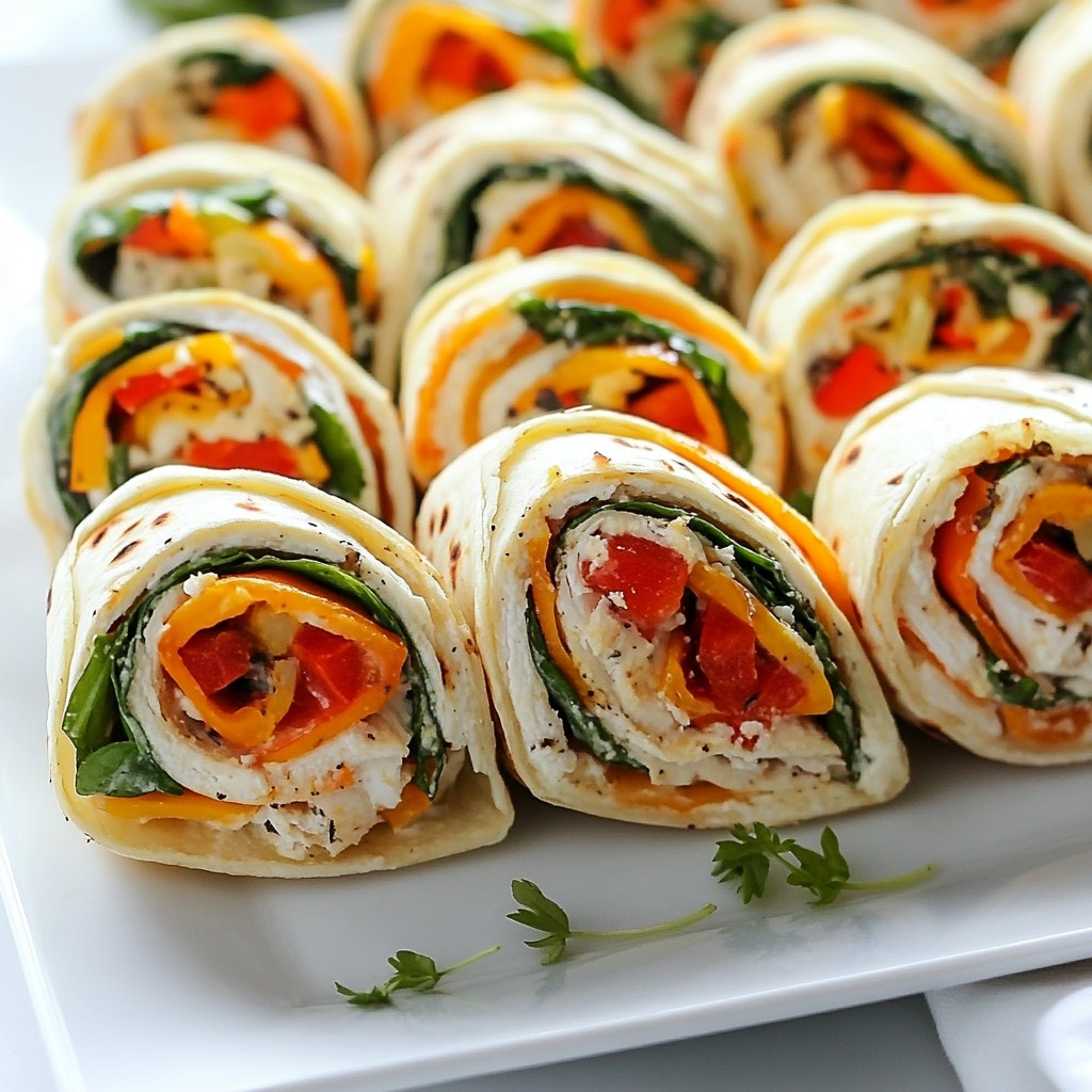 Festive Christmas Pinwheels Easy and Flavorful Treat