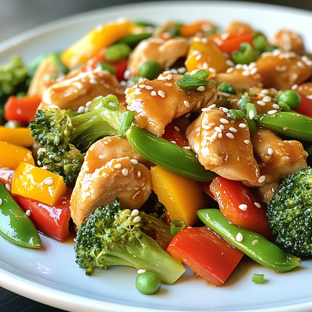 Fast Honey Garlic Chicken Stir-Fry Tasty Weeknight Meal
