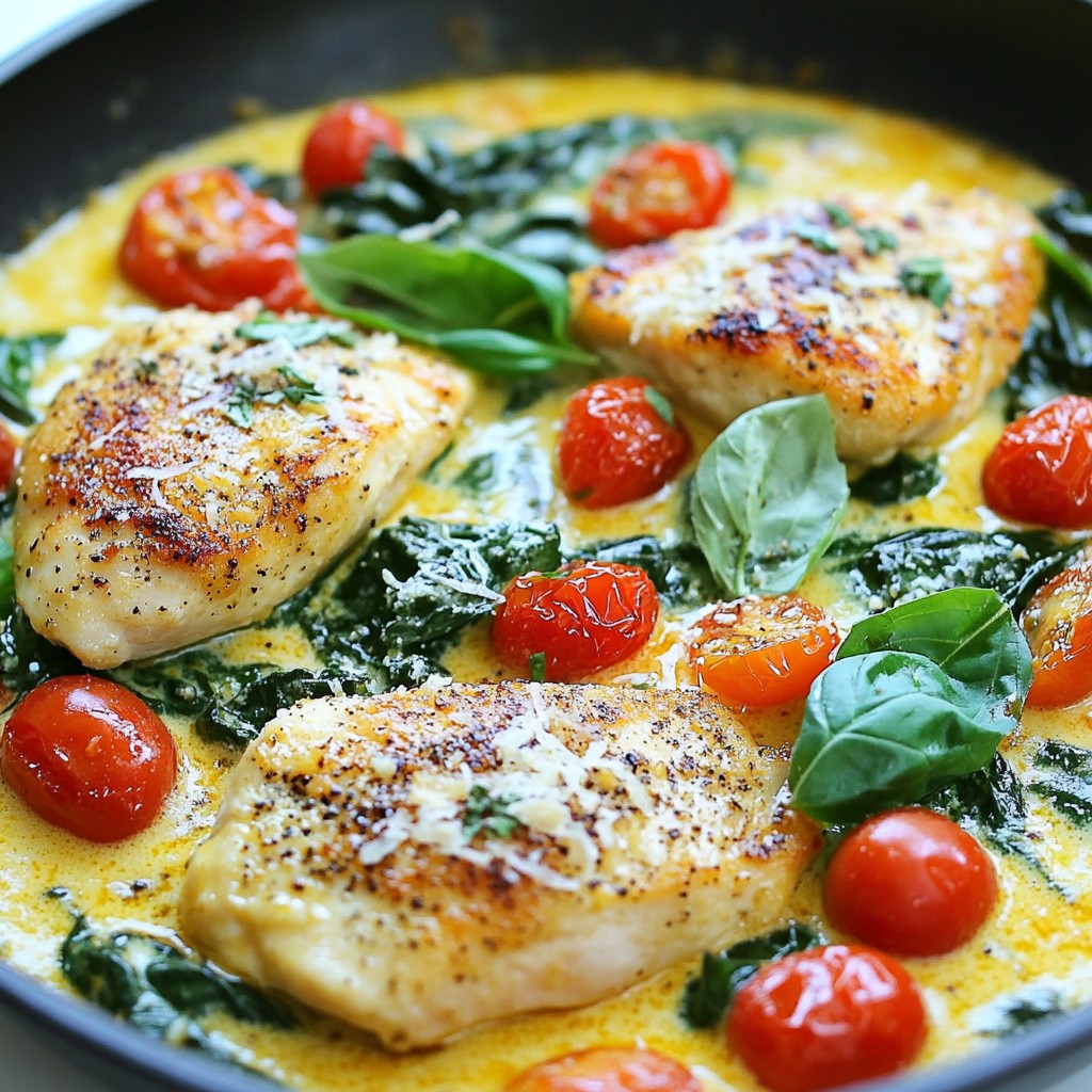 Creamy Tuscan Chicken Skillet Easy and Flavorful Meal