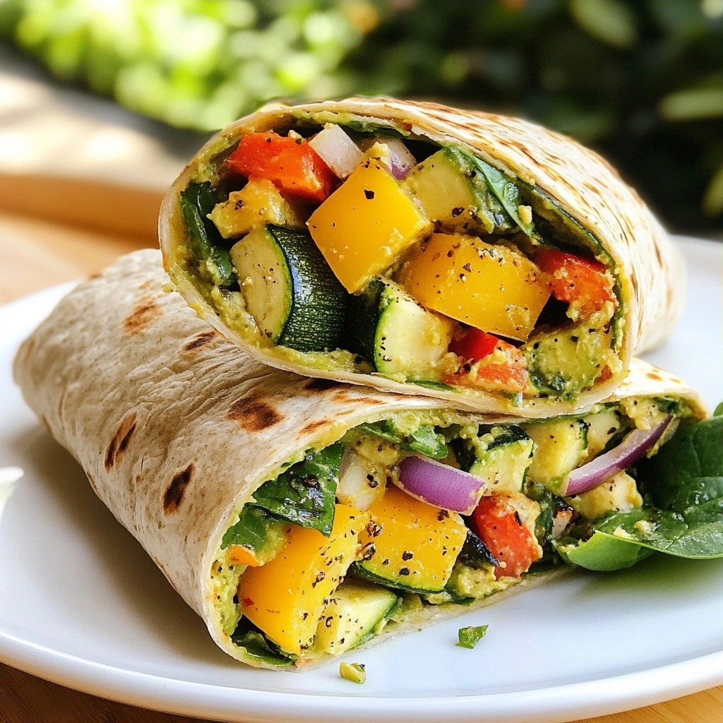 Speedy Grilled Veggie Wraps Healthy and Tasty Meal