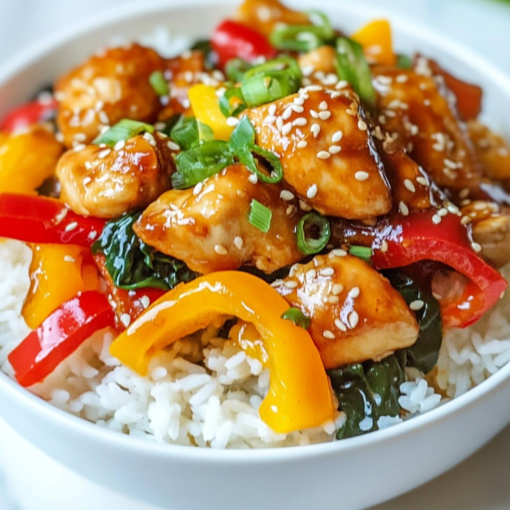 Hot Honey Chicken Bowls Flavorful and Simple Meal