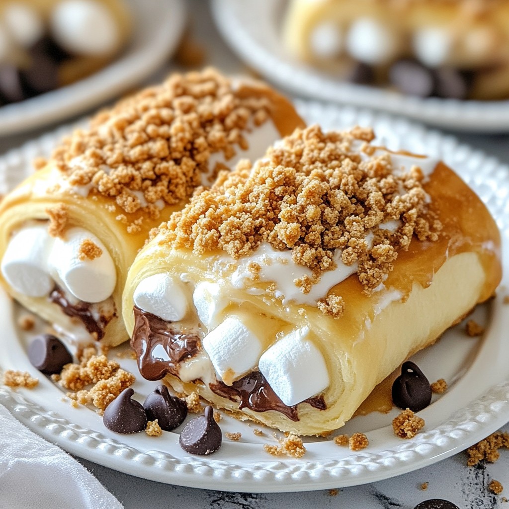 Smores Crescent Rolls Irresistible Sweet Treat