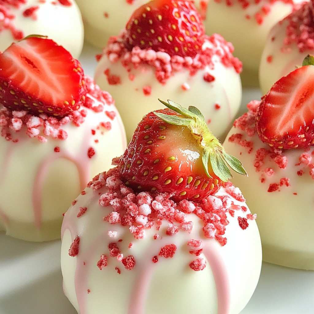 Strawberry Shortcake Oreo Balls Irresistible Dessert Treat