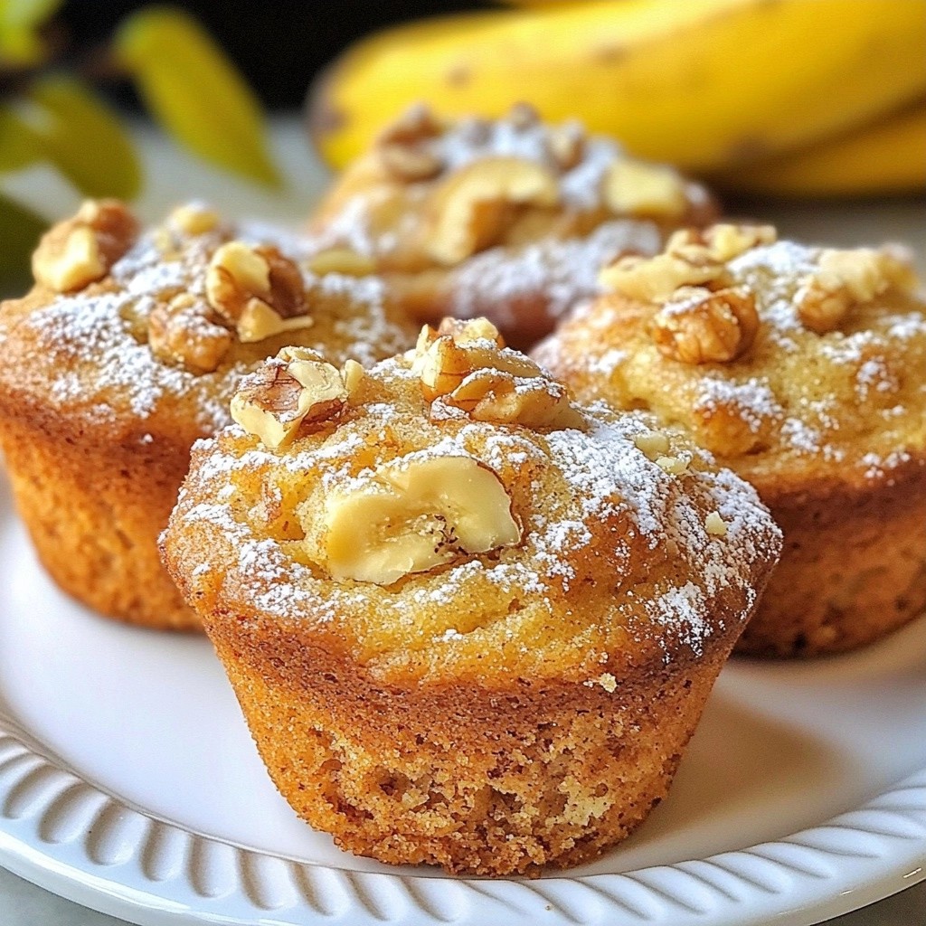 Speedy Fluffy Banana Nut Muffins Easy and Tasty Recipe
