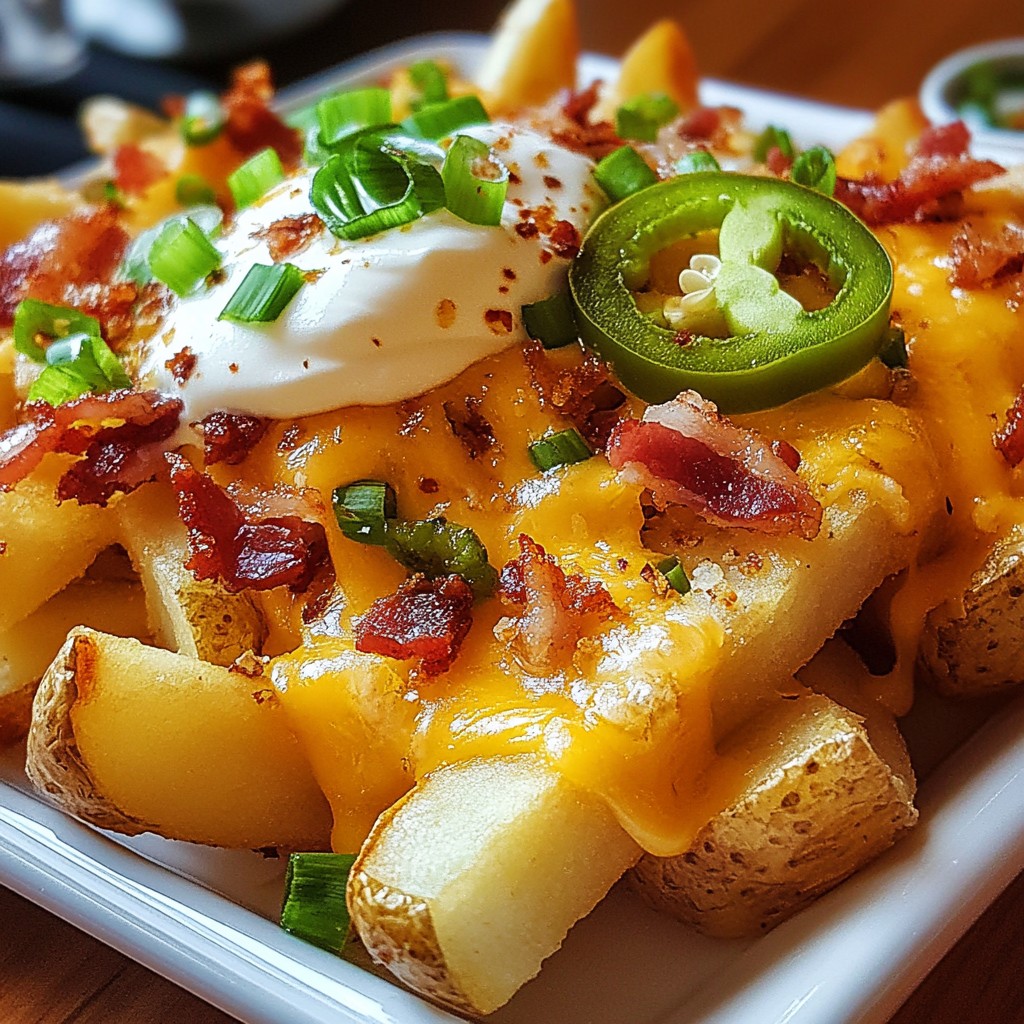 Fully Loaded Cheese Fries for a Tasty Treat