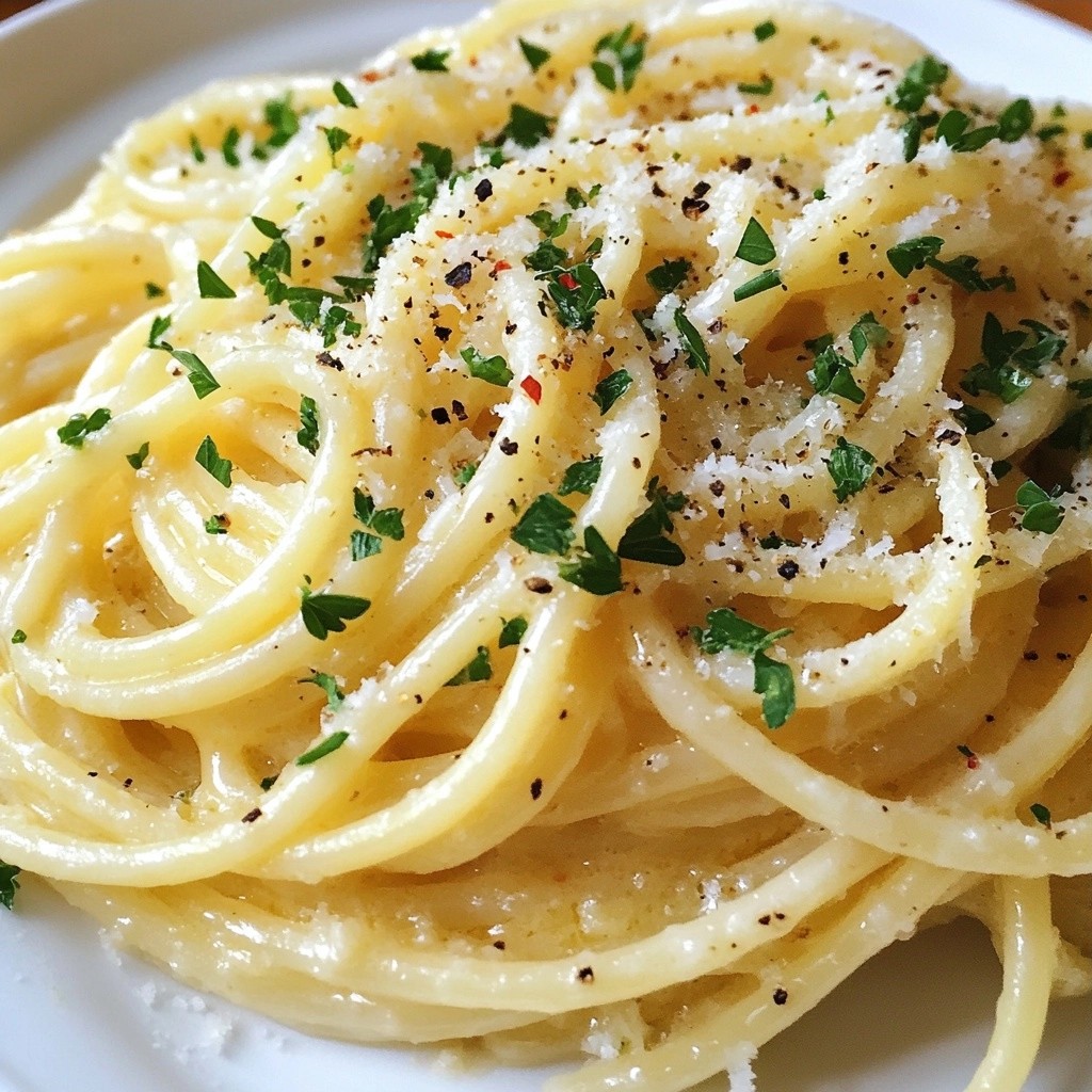 Creamy 15-Minute Garlic Parmesan Pasta Delight