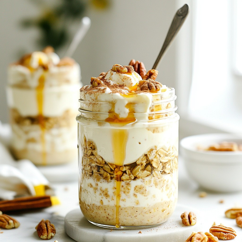 Cinnamon Roll Overnight Oats Simple and Tasty Recipe