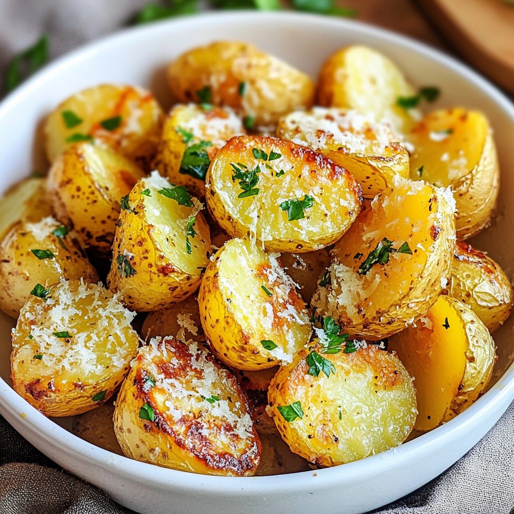 Parmesan Roasted Potatoes Crispy and Flavorful Delight