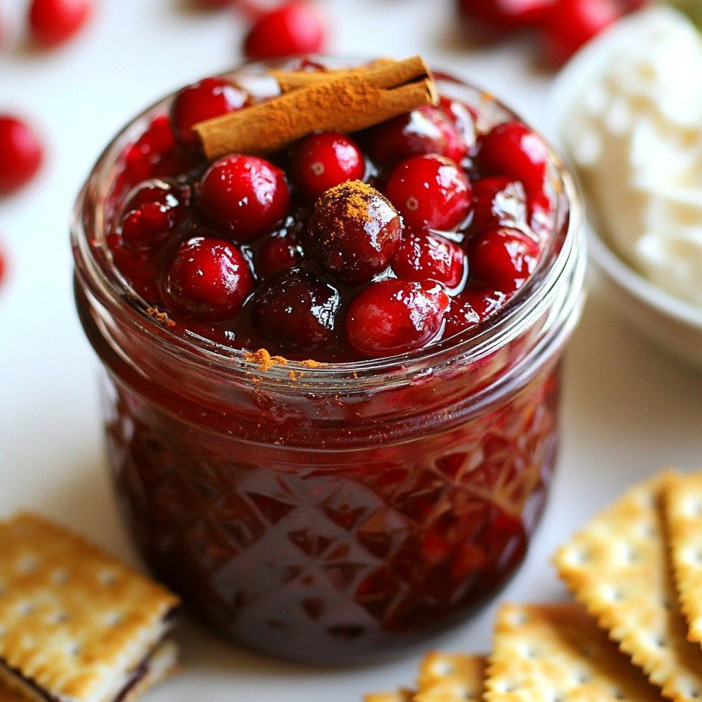 Cranberry Orange Holiday Jam Festive and Flavorful Delight