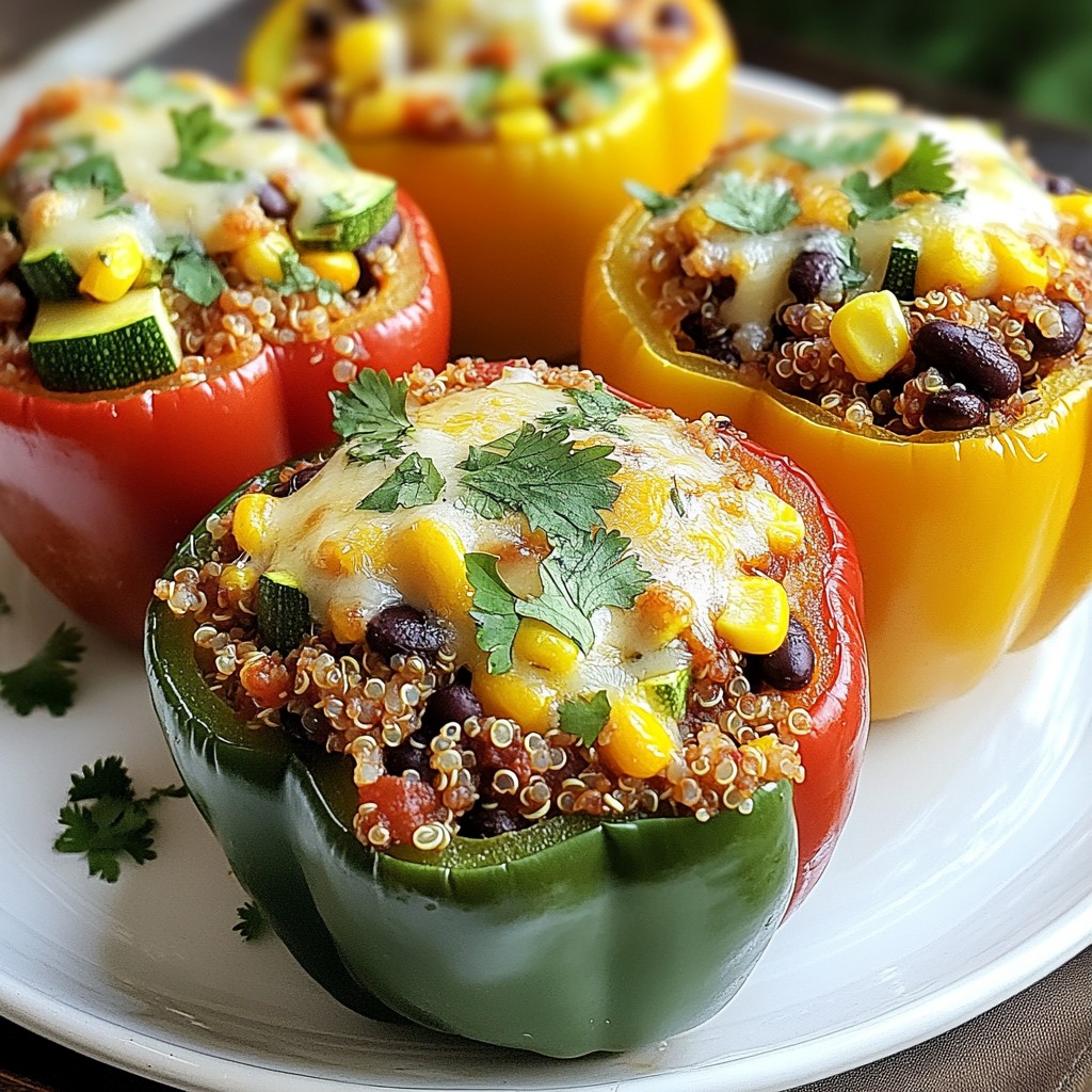 Veggie Stuffed Bell Peppers Flavorful and Healthy Meal