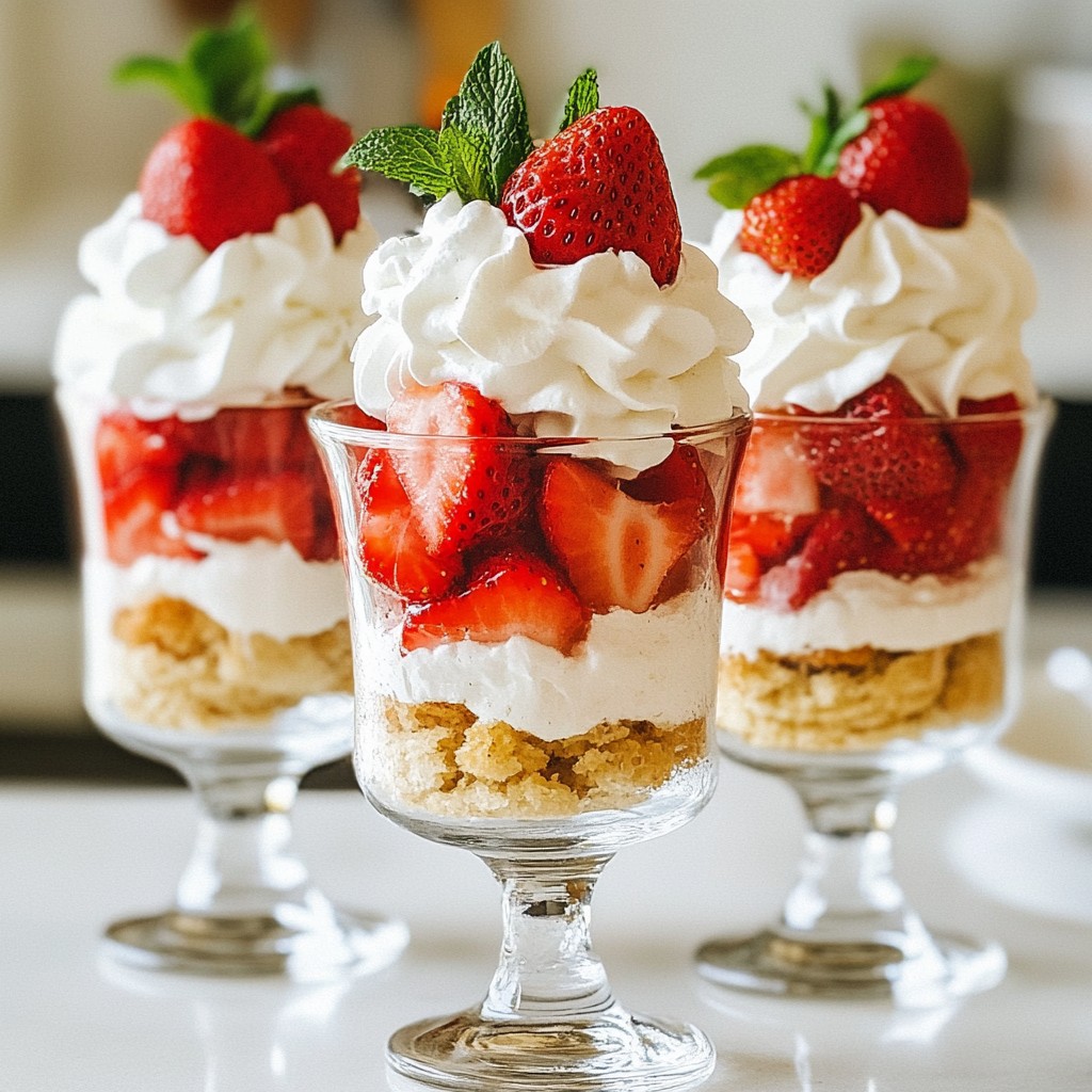Strawberry Shortcake Parfaits Tasty and Simple Treat