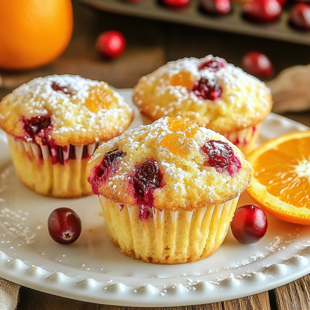 Cranberry Orange Muffins Delightful and Easy Recipe