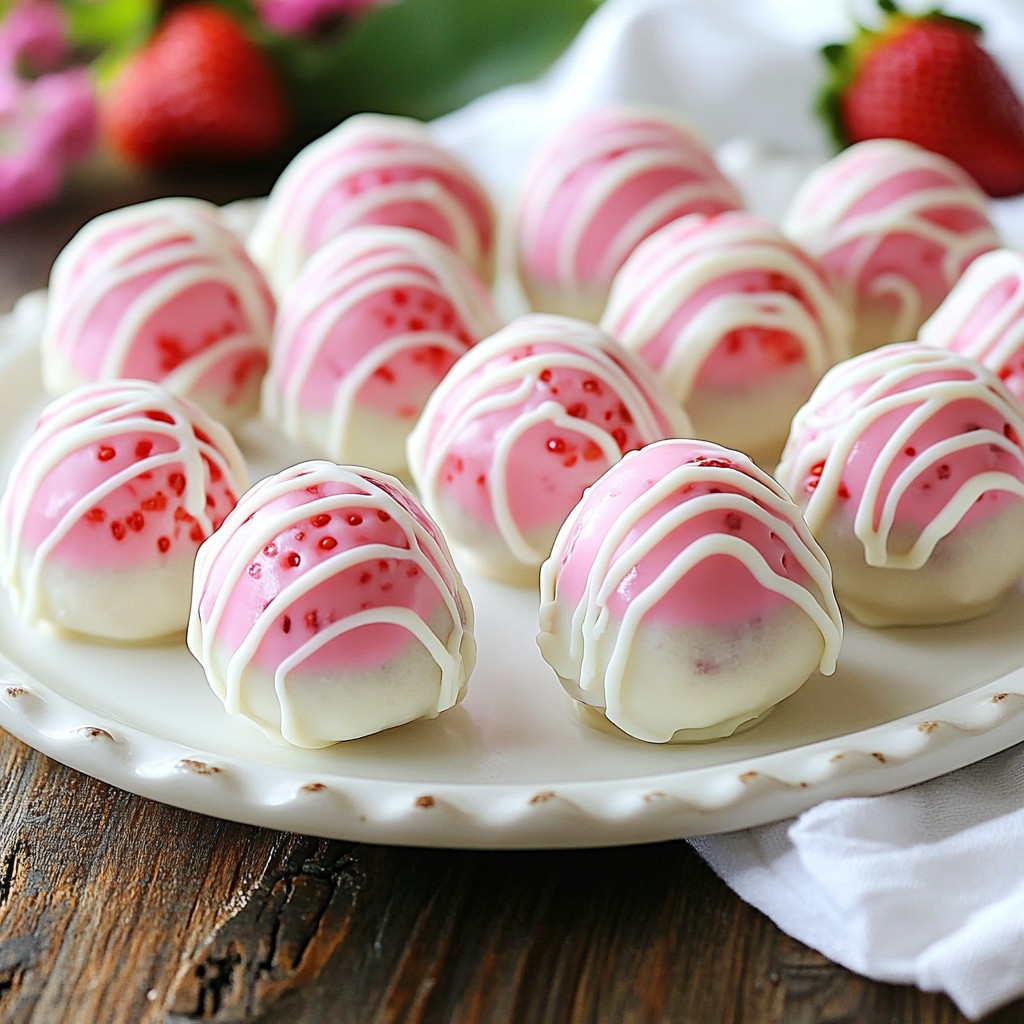 Strawberry Cake Balls Delightful and Easy Treat