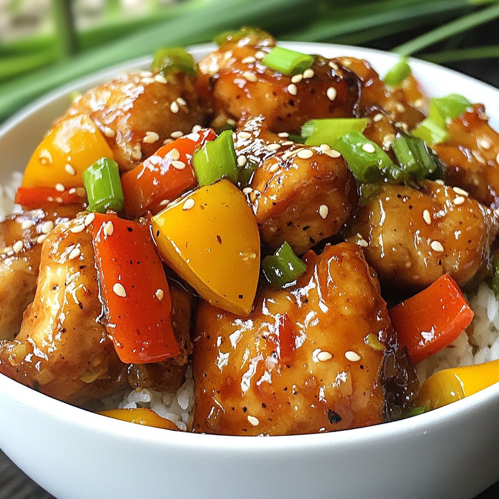 Easy Bourbon Chicken Skillet Fast and Flavorful Meal