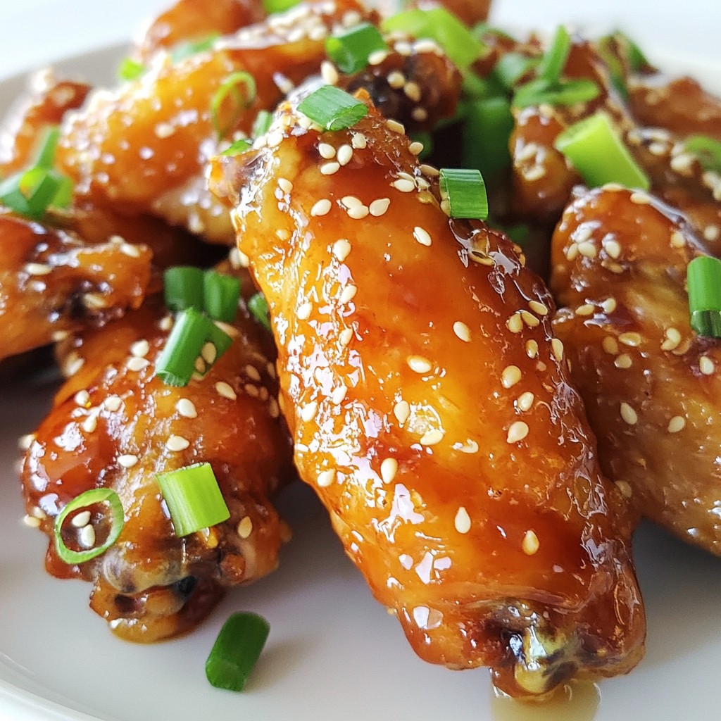 Air Fryer Honey Garlic Chicken Wings Tasty Delight