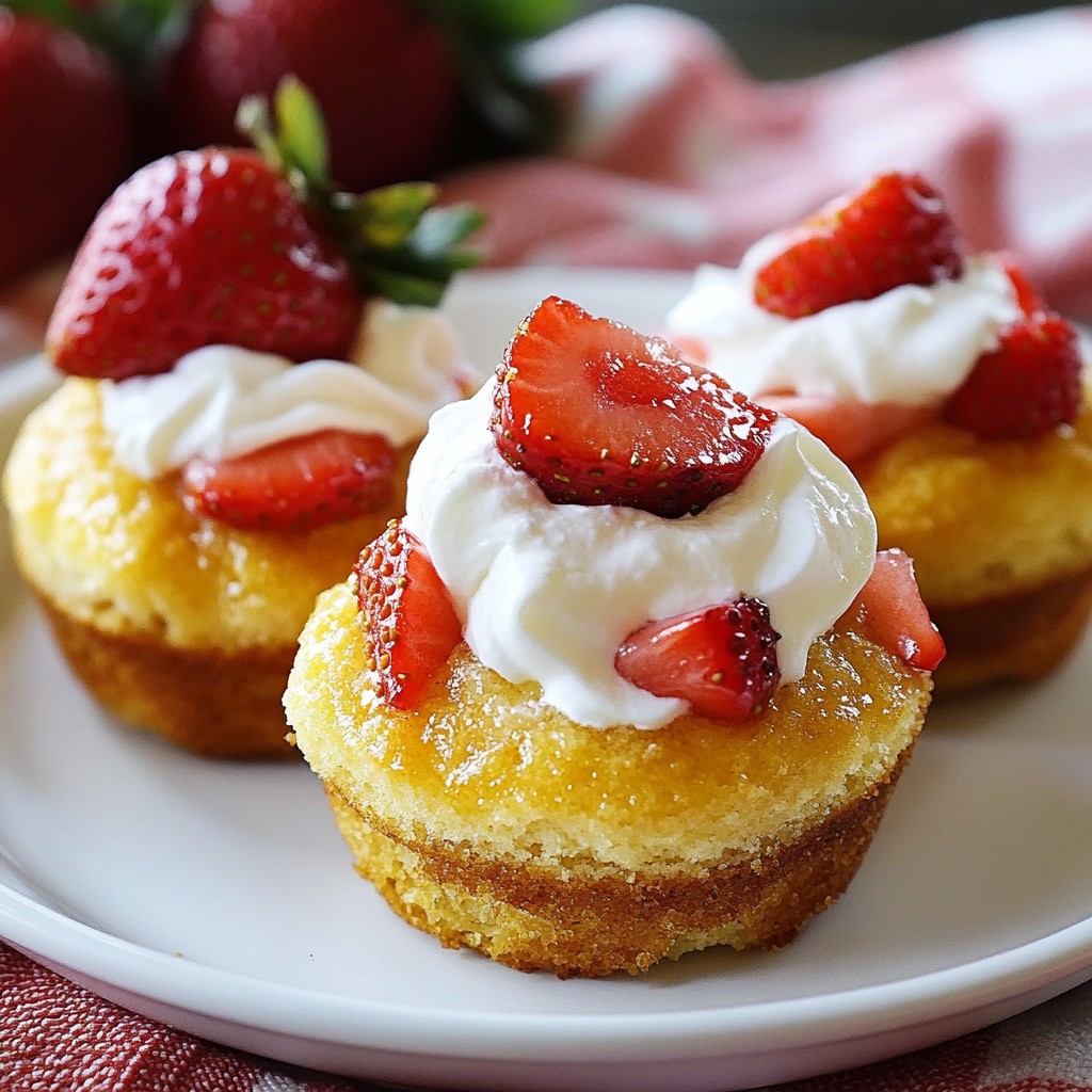 Strawberry Shortcake Muffins Light and Fluffy Delight
