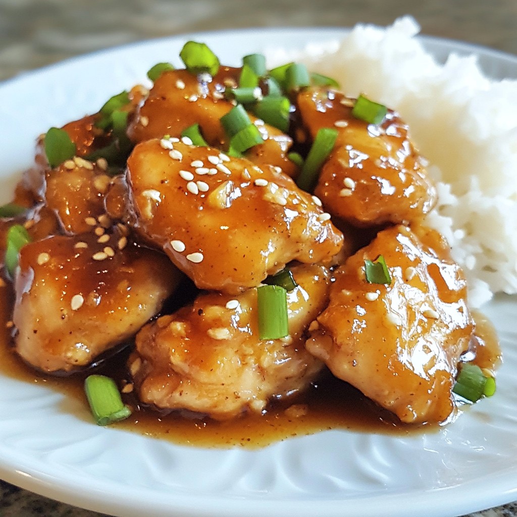 Instant Pot Honey Garlic Chicken Tasty and Easy Dish